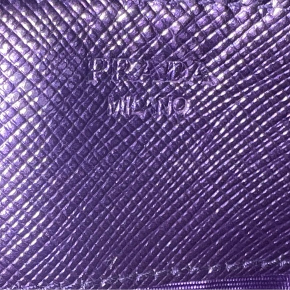EUC Prada Saffiano Leather Wallet - Purple - Picture 11 of 11